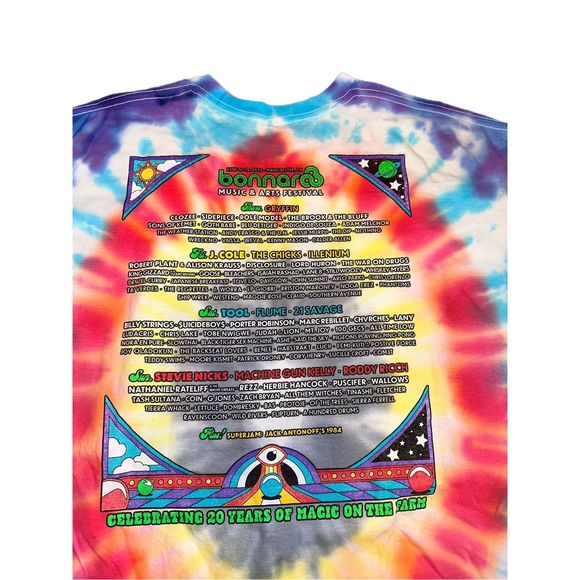 Bonnaroo Music Festival 2022 Tie-Dye Tee - Picture 4 of 5